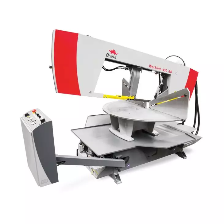 BOMAR Workline 410.280 RB – Halbautomatische Bandsäge zum Trennen von Rohrbögen bis 280 mm