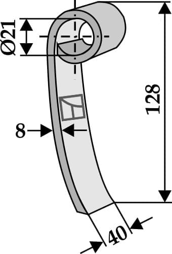 BL3753 Schlegel 128mm - passend zu Bomford 0618901
