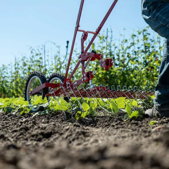 Zweirädrige Gemüse Radhacke