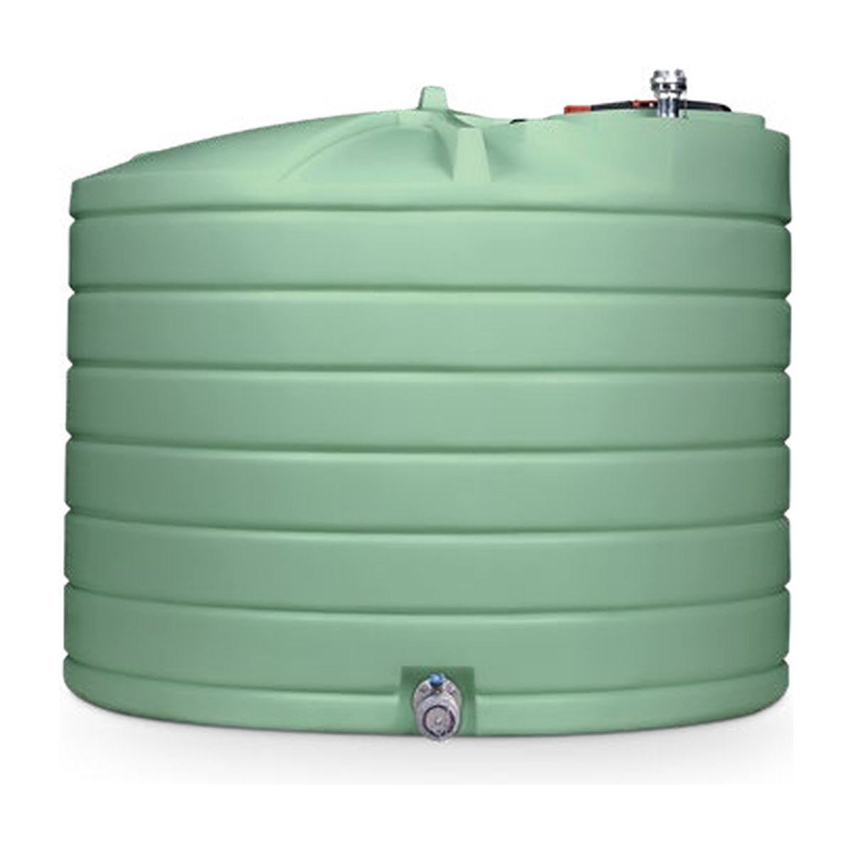 Tankspeicher, Grün, Kunststofftank, Rollendes Design, Wasserbehälter