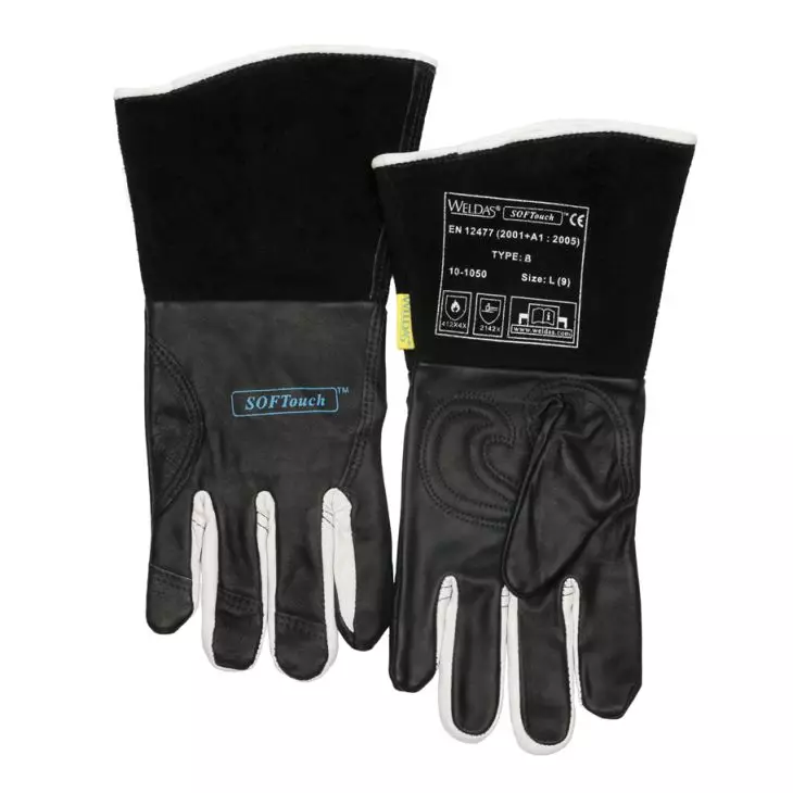 Weldas Schweißerhandschuhe WIG/TIG aus Rind Vollleder - Größe 9 / L