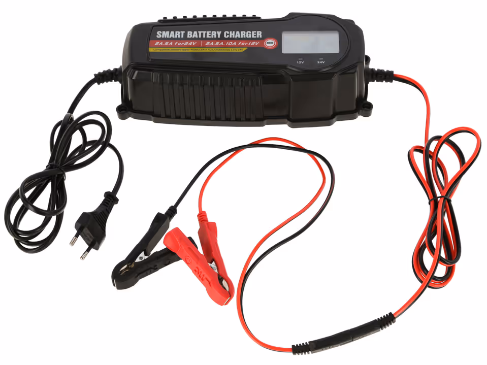 AKO Ladegerät f. 12V Gel/Nass-AKKU mit LCD-Display