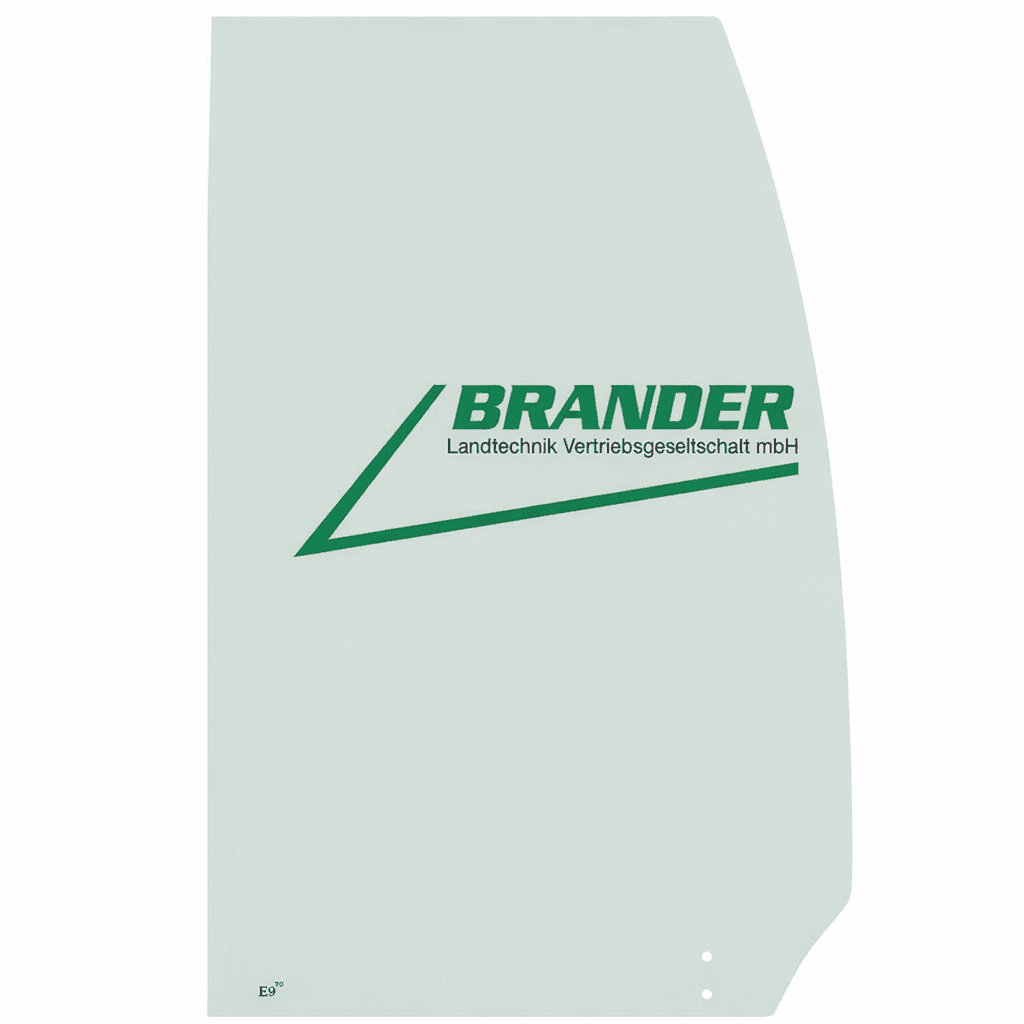 Seitenscheibe rechts hinten - passend zu Yanmar SV15, SV17, SV15-2, SV17-2, SV16, SV18, SV22, SV26