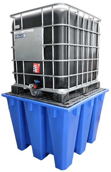 EMP Auffangwanne für 1 IBC – 1100 Liter – DIBt-zertifiziert aus PEHD