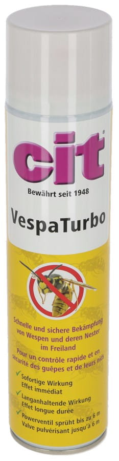 Cit VespaTurbo 600ml – Wespenspray mit 6m Reichweite gegen Wespennester & Wespen