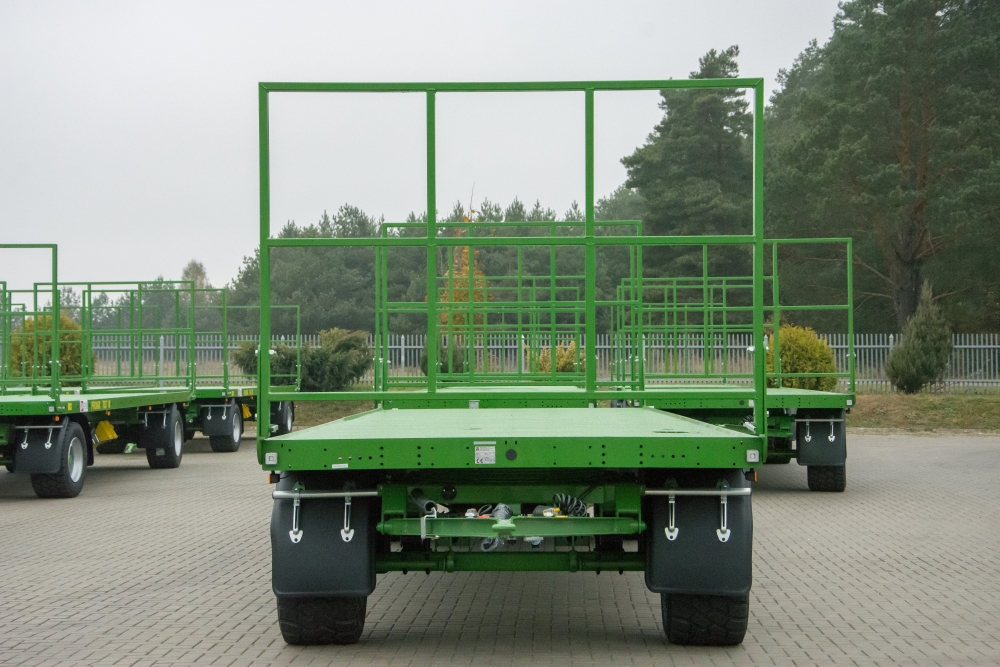Grün, Ladewagen, Bauernwagen, 4-Rad, Metallrahmen