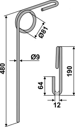 BL29190 Striegelzinken - passend zu Nordsten 7000027706