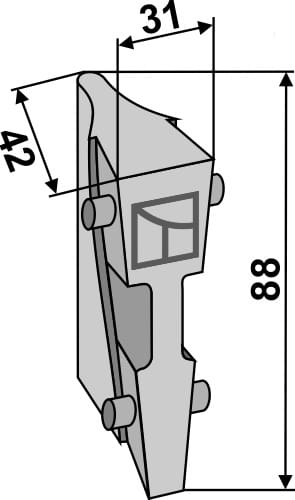 BL29328 Säscharkeil - passend zu Becker 57457