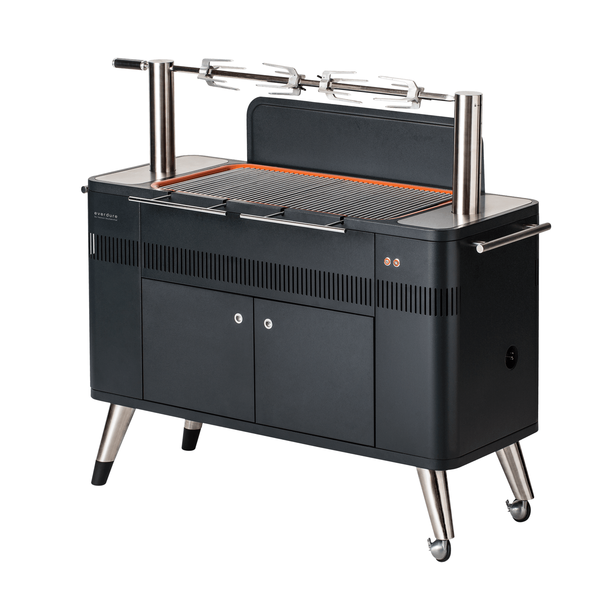 Everdure HUB Holzkohlegrill mit elektrischem Anzünder