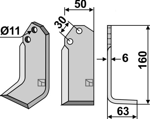 BL4914 Fräsmesser R - passend zu CAB Ringo M10