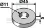 BL29033 Scheibe Ø45x5xØ11