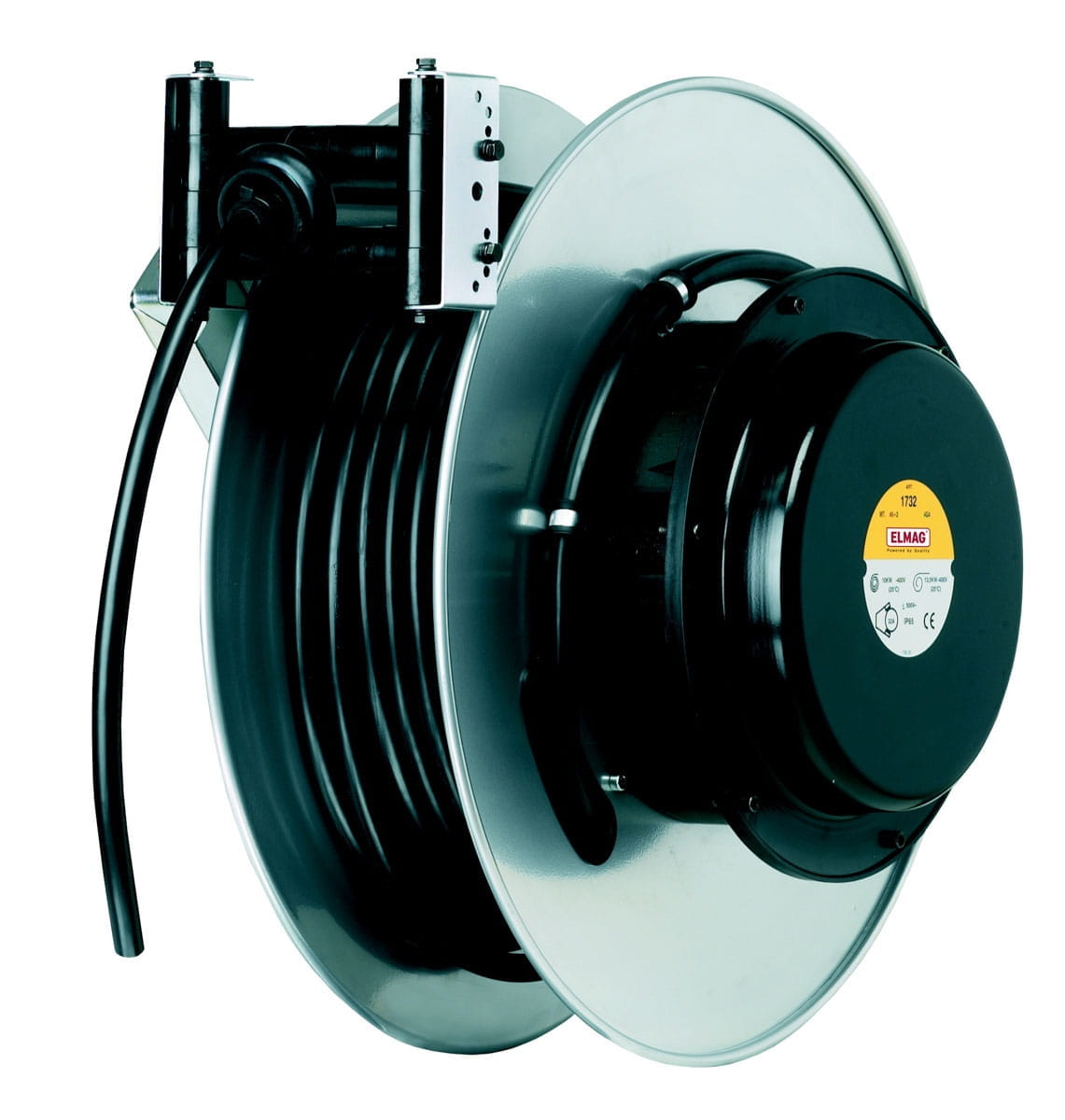 Automatic cable reel ZECA 1757/RNF 16 meters, 5x6mm², IP 65 (2.5 m supply cable, without plug and coupling)