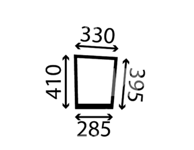 Untere Windschutzscheibe links - passend zu JCB Fastrac 1115, 1125, 1135, 2115, 2125, 2135, 2140, 2150, 2155, 2170