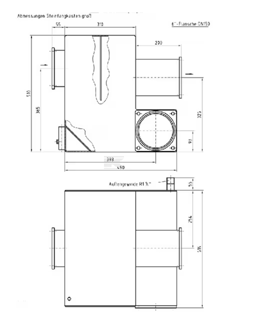 Vogelsang large stone trap - 90L