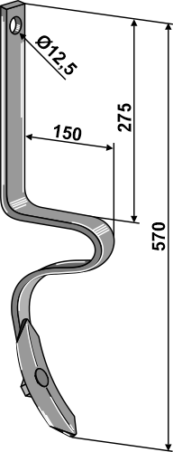 BL29269 Spurlockererzinken mit Schar - passend zu Amazone 3116000
