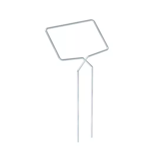 10x Flortill Tape&Tag T245 Rechteck-Etikettenhalter 6x10 cm – Pflanzenschilder mit Drahtspitzen für Gartenbau, Baumschulen & Pflanzenkennzeichnung