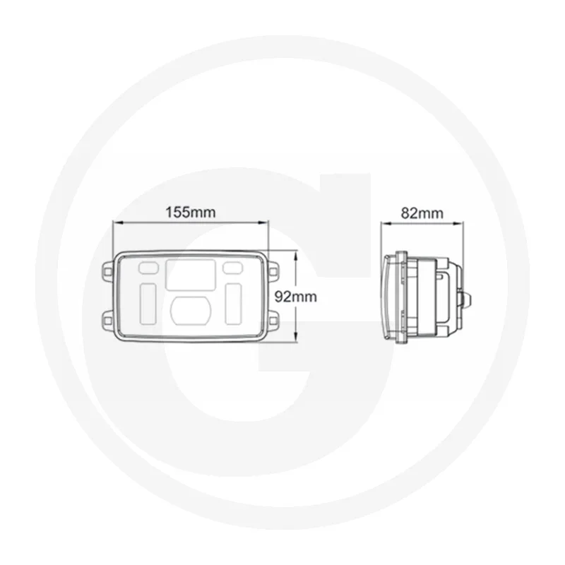 LED headlights - compatible with John Deere, Massey Ferguson