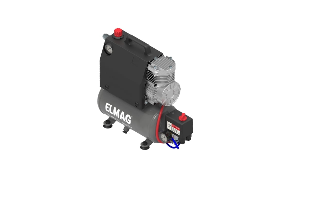 Spezialkompressor ÖLFREI SILVERSTONE 2 12/24 V., 5 lt. Kessel