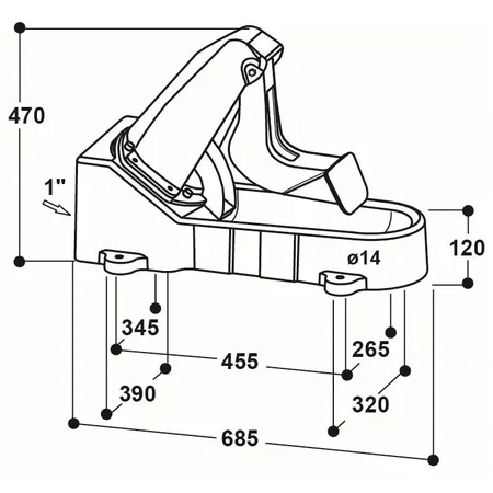 Patura Membran Weidepumpe, Modell 547