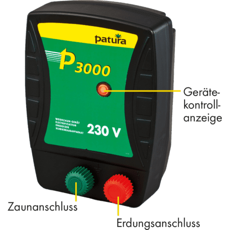 Patura Weidezaun Netzgerät 230V - P3000