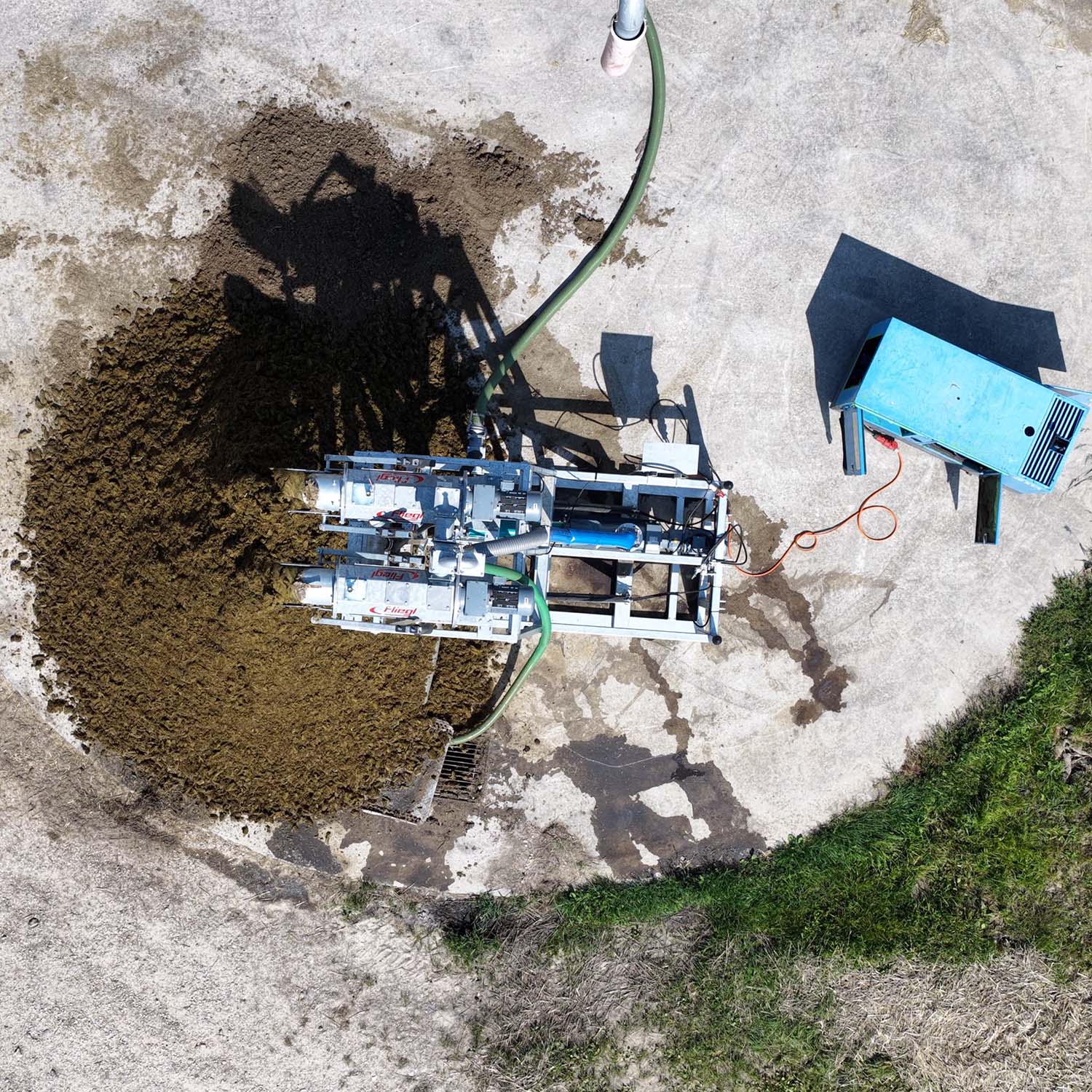 Fliegl Gülleseparator »Tapir-Duo« teleskopierbar – Doppelseparator 50–60 m³/h