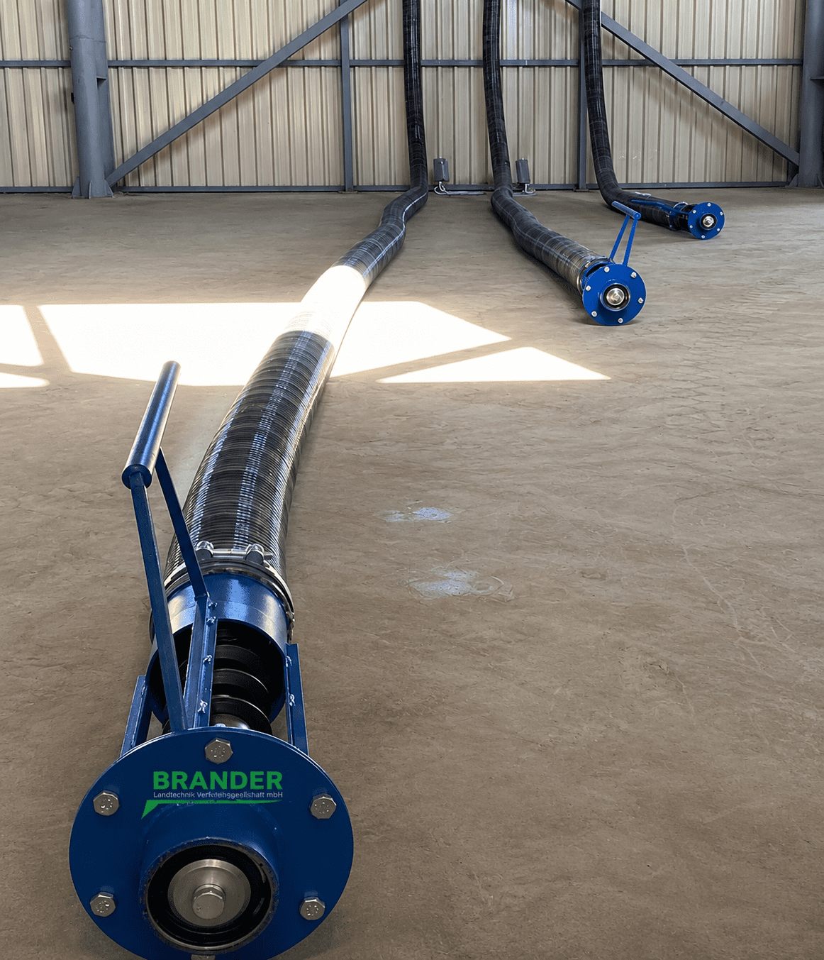 Flexible Förderschnecke 9 m / 230 V – Mobiler Schüttgutförderer mit Reversierfunktion