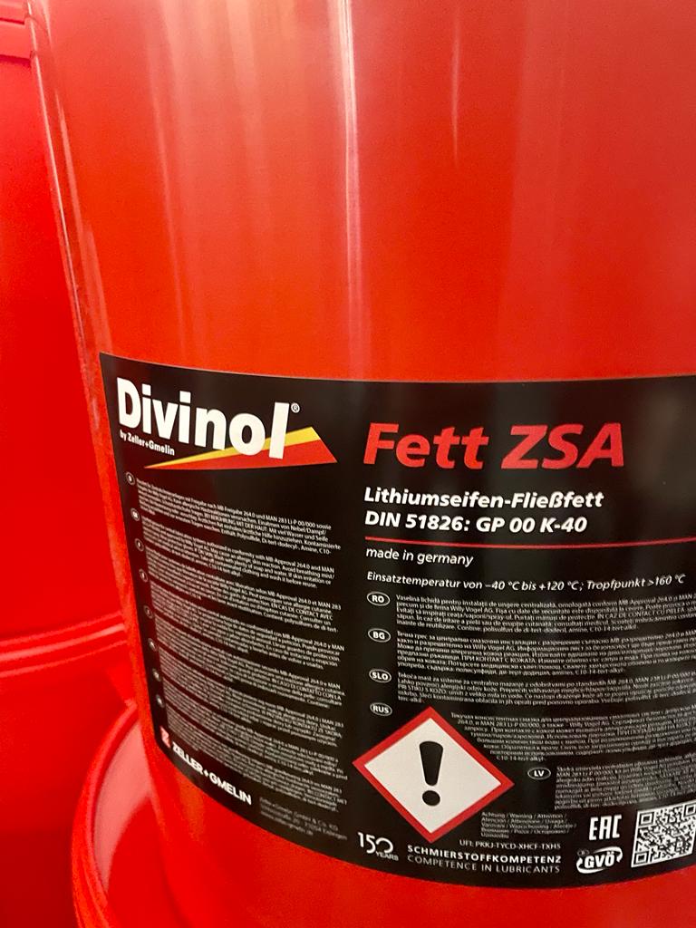Divinol Fett ZSA - 25kg
