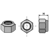 BL6207 RHMU-20-1 Mutter
