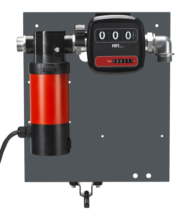 Pressol MOBIFIxx Flügelzellenpumpen Set 35 l/min 12V | Dieselpumpe mit Zähler & Automatik-Zapfventil