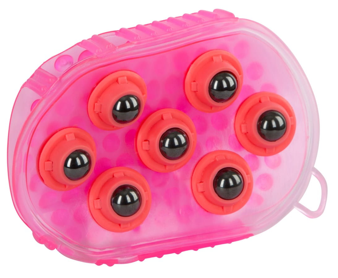 Magnetic massage brush