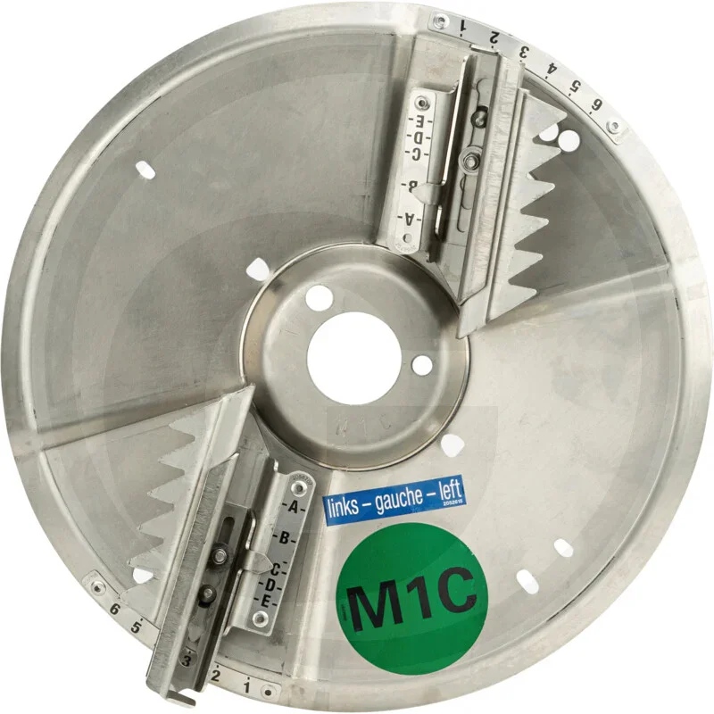 Rauch Wurfscheibe kpl. links M1C - MDS 52, 55, 65, 82, 85, 701, 721, 732, 735, 801, 821, 901, 921, 932, 935