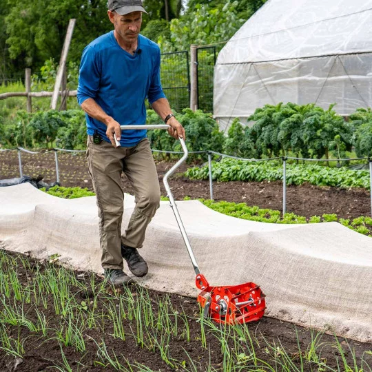 Krümelhacke Profi  – Präzise mechanische Unkrautentfernung für Gemüsebau und Landwirtschaft | 120 mm