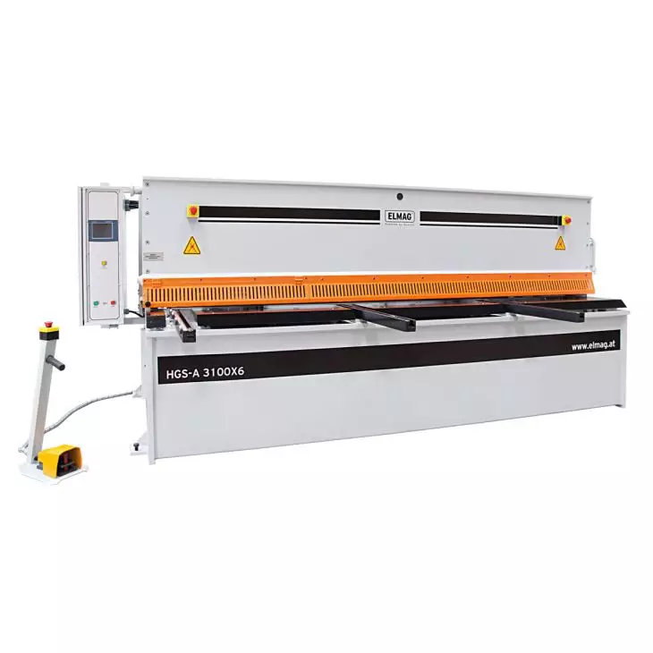 Elmag hydraulic sheet metal shears 2100-8mm