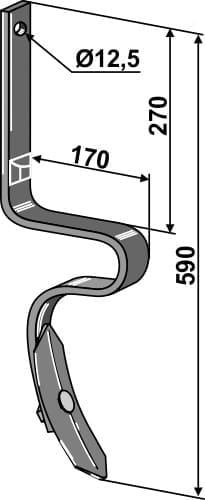 BL29277 Spurlockererzinken mit Schar