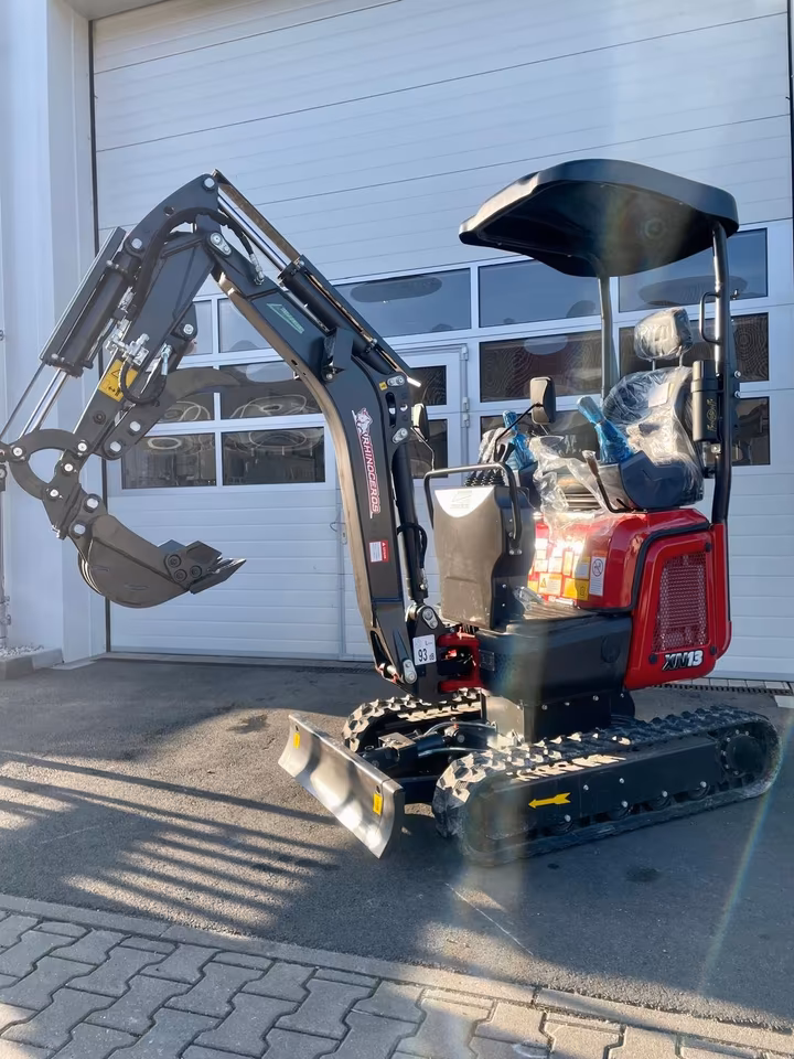 Rhinoceros XN13 Minibagger – Kubota Motor, Schnellwechsler & Baggerdaumen