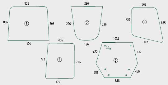 BL26916 Heckscheibe Forst