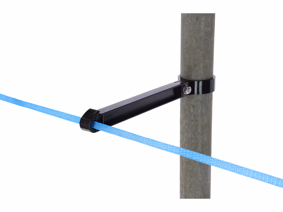 10x Abstandisolator für Litze&Seil Rundpfahl 60mm Durchmesser