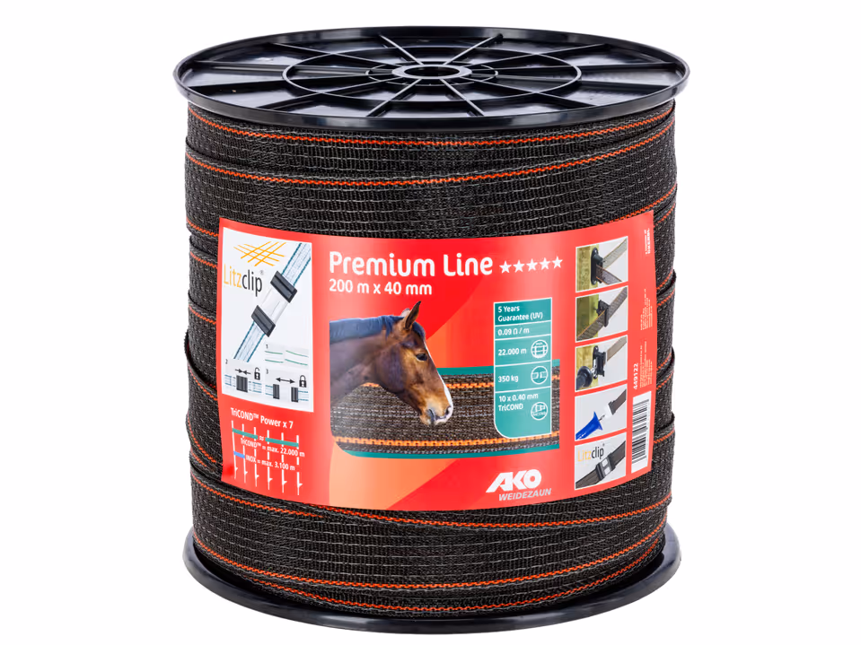 TriCond-Band orange/braun 10x0,40 TriC, 40mm, 200m