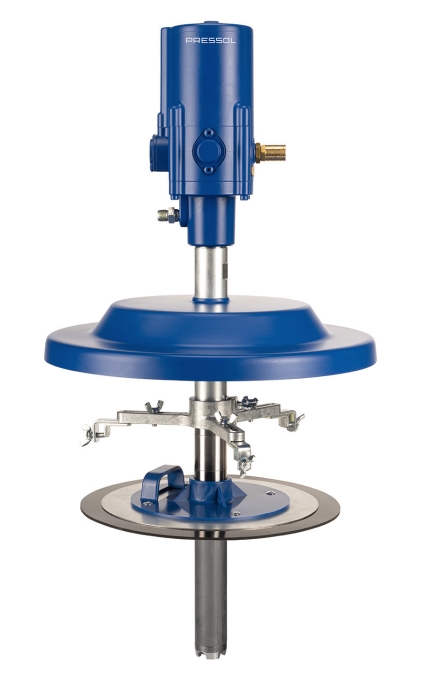 Pressol Fettsystem 50:1 SRL 468 – Pneumatik-Fettpumpe für 15-kg-Gebinde (Ø 240–270 mm)
