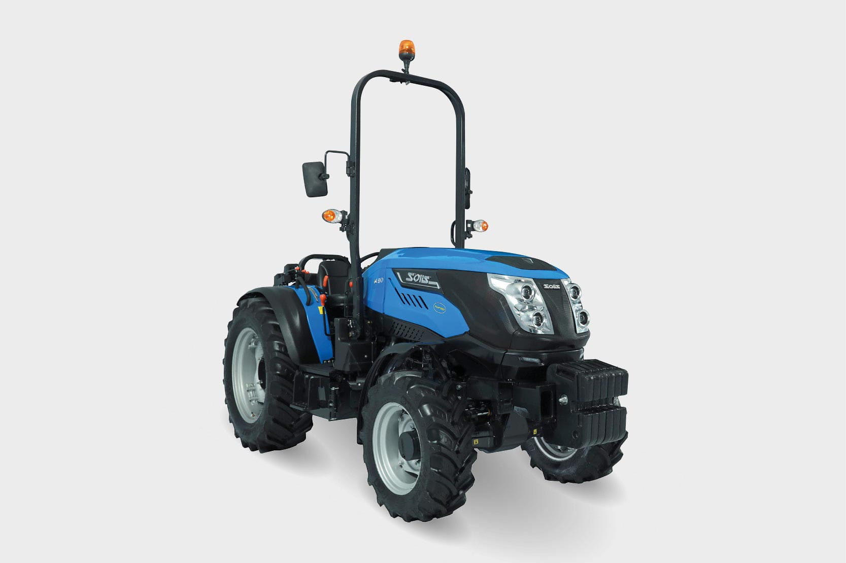 Solis 90 NT Stage V Carraro | 90 PS Schmalspurtraktor | Allrad & 12+12 Getriebe