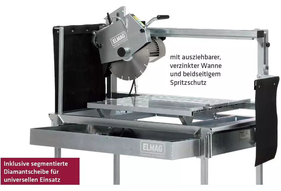 Elmag Steintrennmaschine STM 1250/350  - 400 Volt