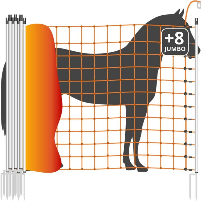 10377 Pferdenetz / Weidenetz - 25m / 2 Spitzen / 170cm