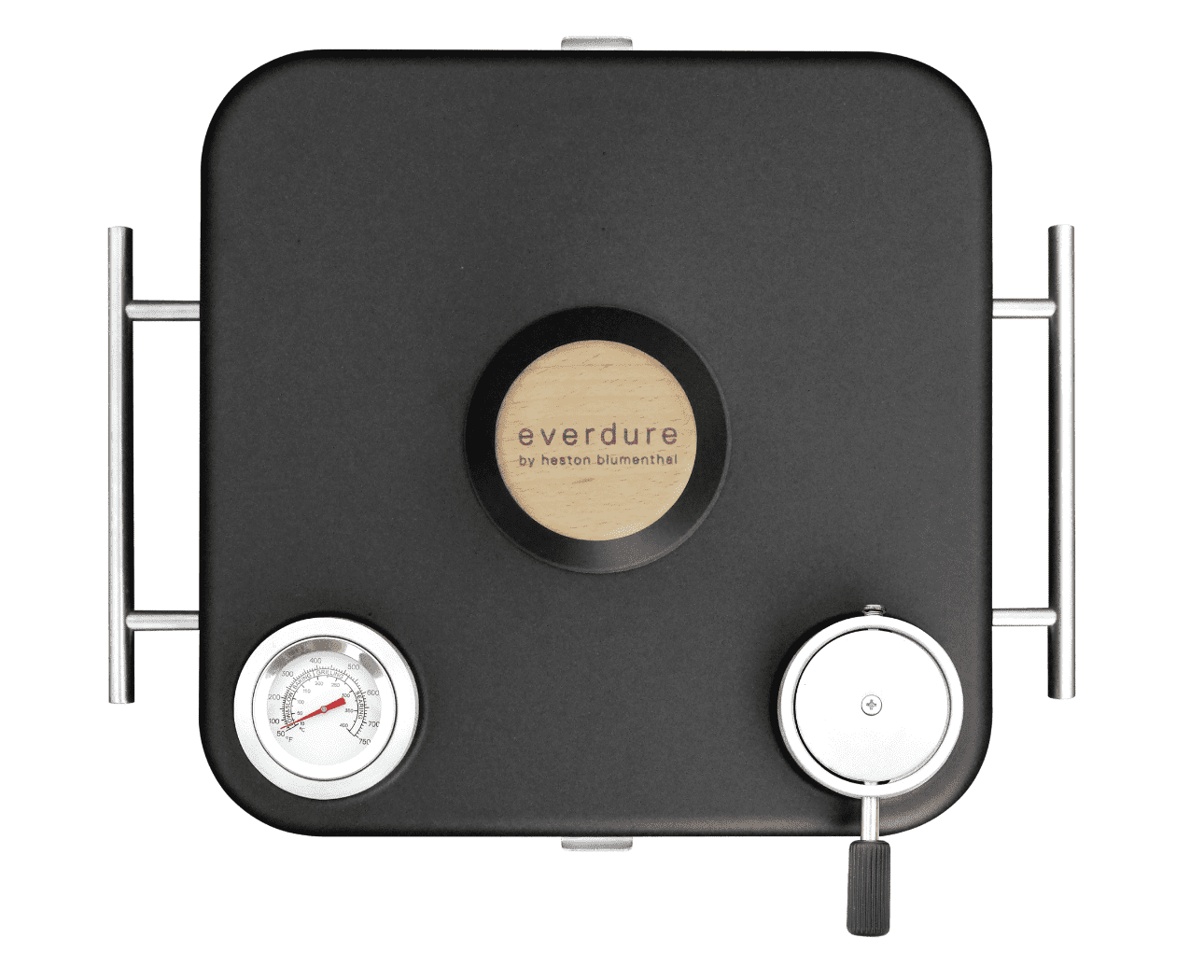 Everdure CUBE ProFlame 360 ​​Portable Gas Grill with Cooking Hood – Black