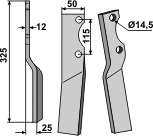 BL5298 Rotorzinken HOW-53L
