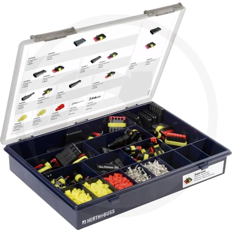 Steckverbinder - Sortiment AMP-Superseal - 580 Teile