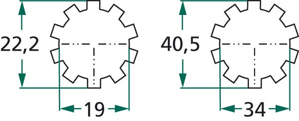 Doppelkupplung DuT 280 - John Deere Serie 5000 - ER135120
