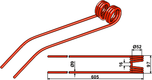 ET33464000 Federzinken VICON 16606394