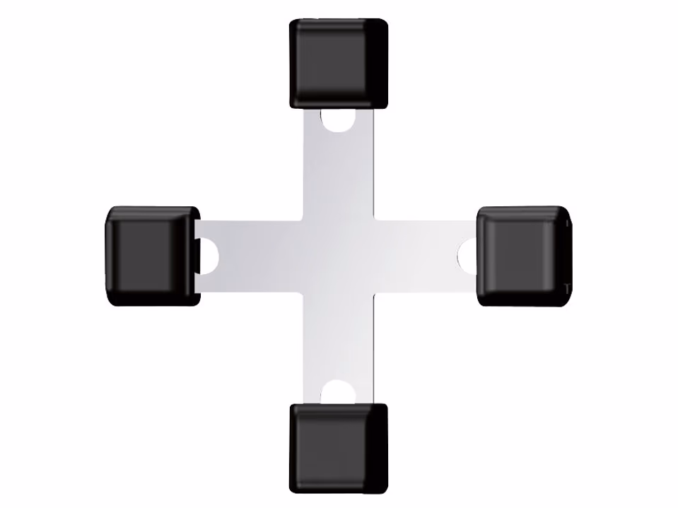5x Litzclip Litzen-Kreuzverbinder 3mm, Edelstahl