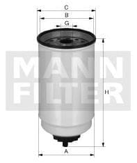 BLWK9041x Mann Filter WK9041X Kraftstoffwechselfilter