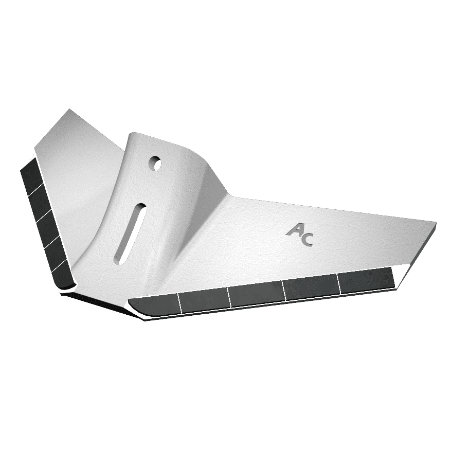 BL40048 FLÜGELSCHAR passend für QUIVOGNE Monoblock Ø12 - Breite 400